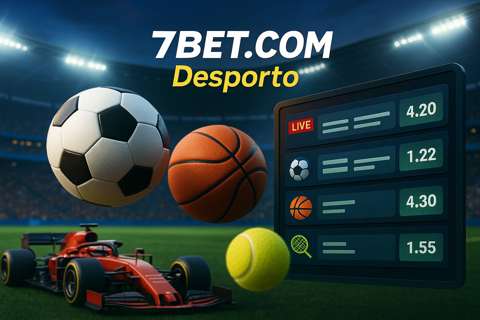 Aposte em apostas esportivas no cassino online 7BET