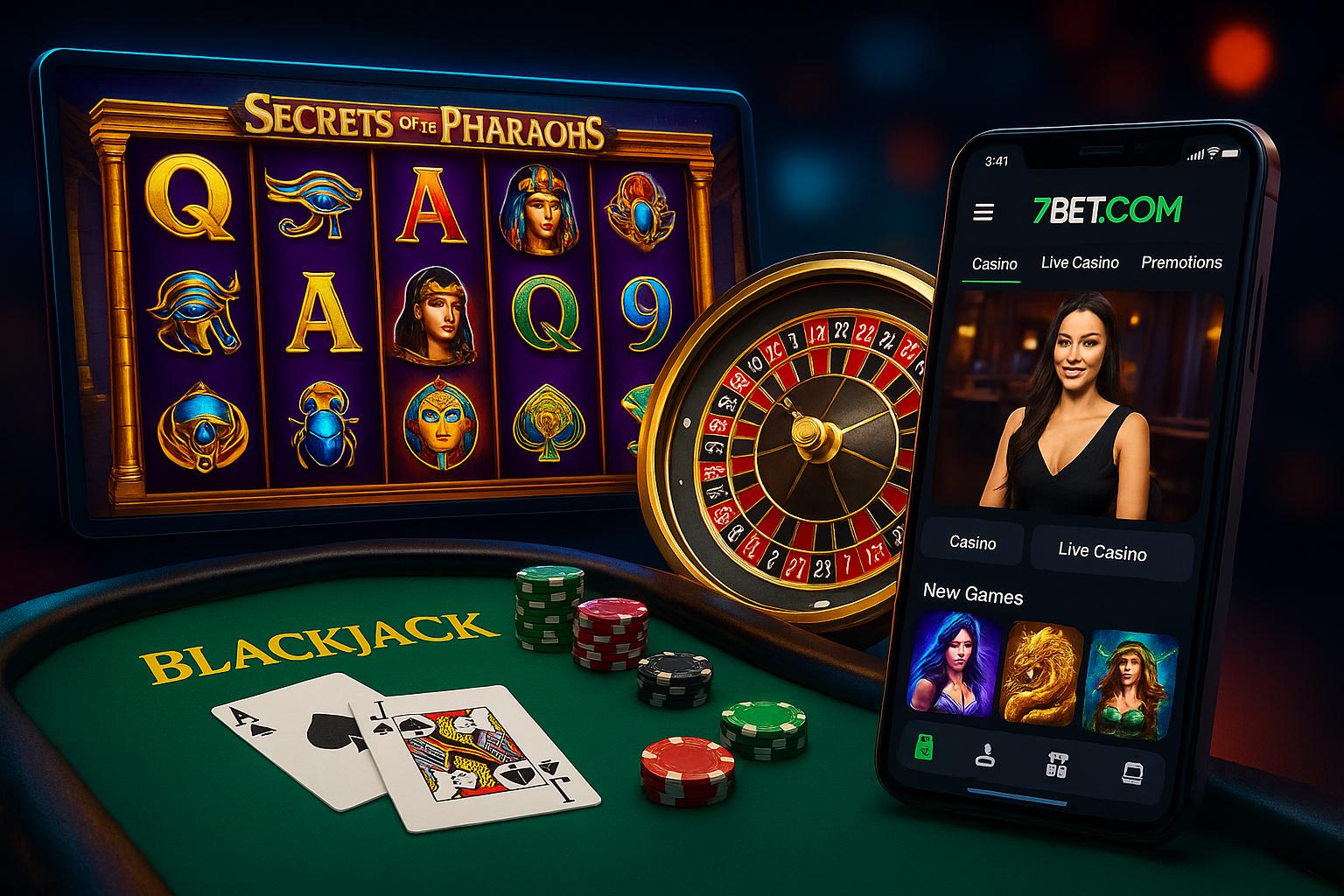 Jogos de cassino online 7BET