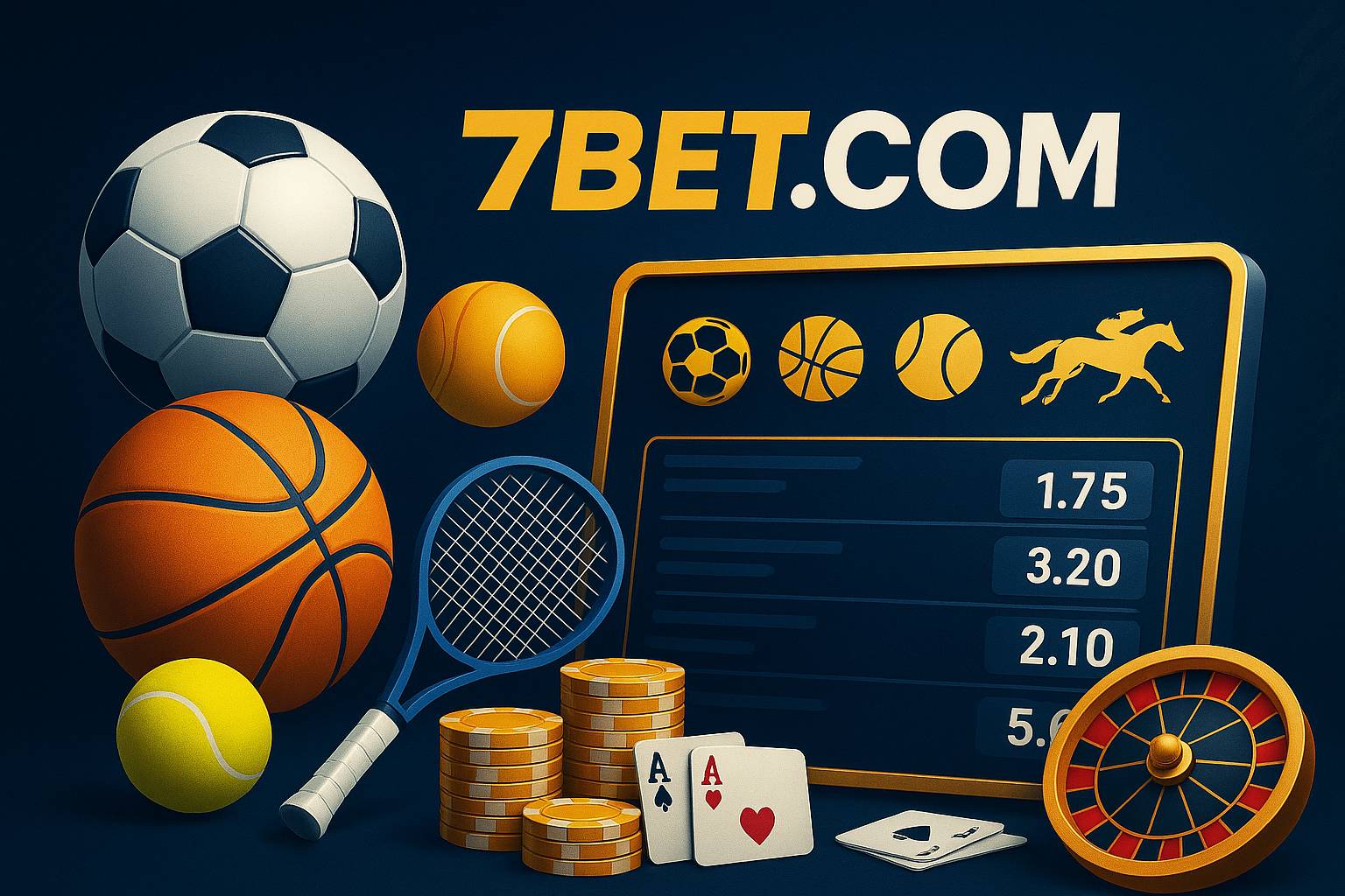 Apostas esportivas no cassino online 7BET