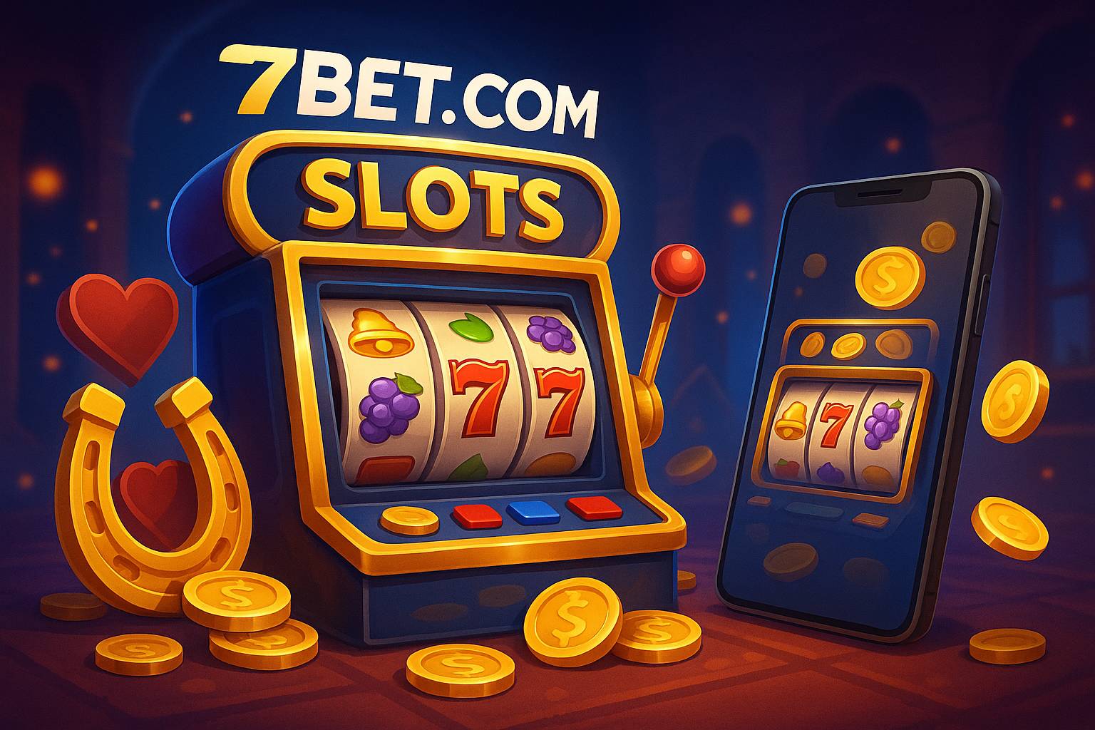 Explore o mundo das slot machines no 7BET Casino
